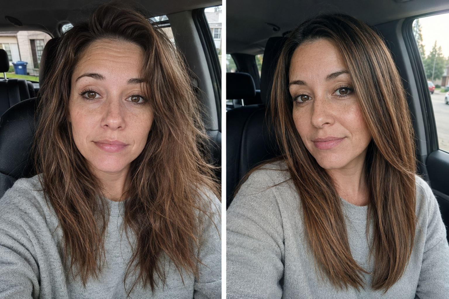Fine, wavy blonde