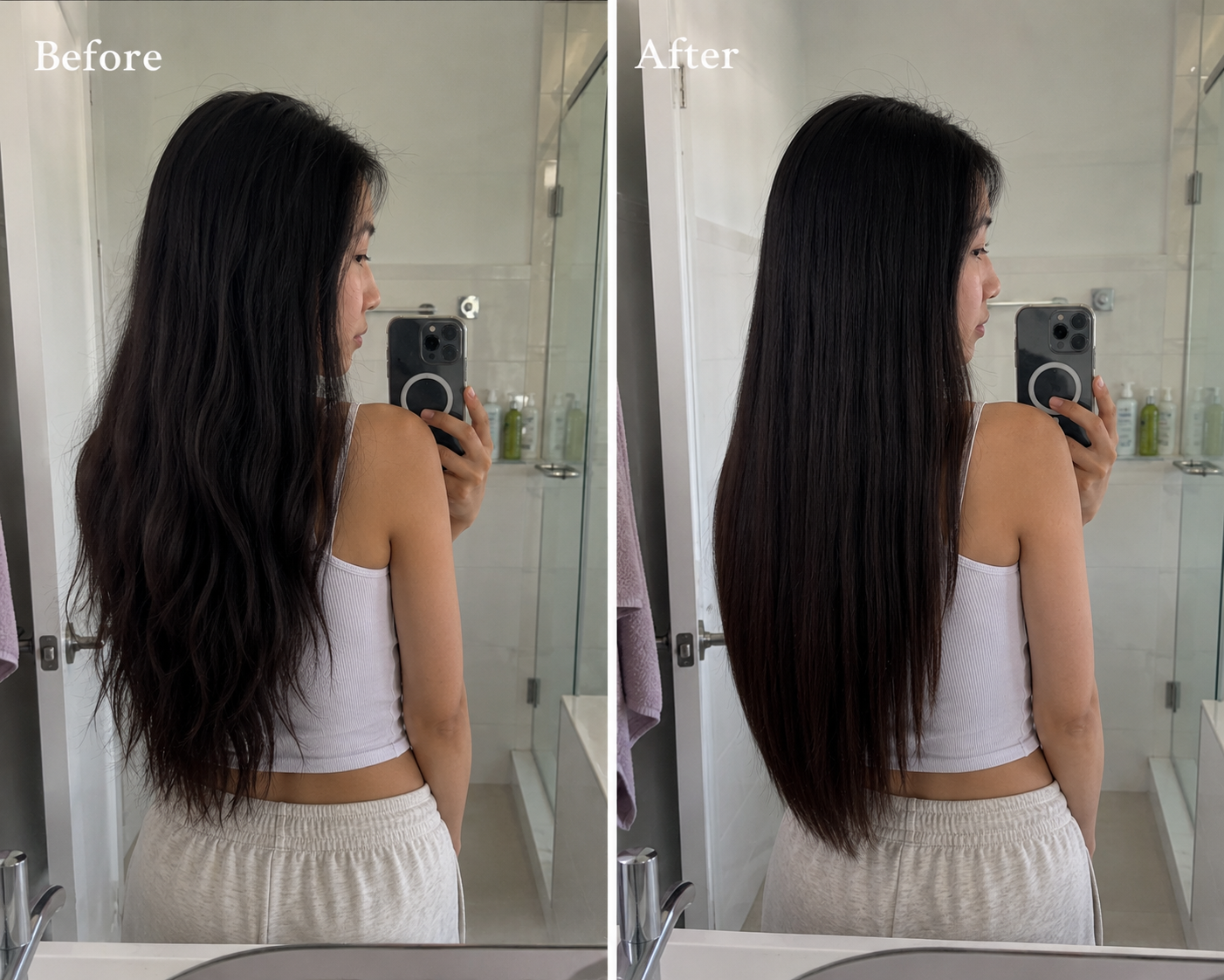 Fine, wavy blonde