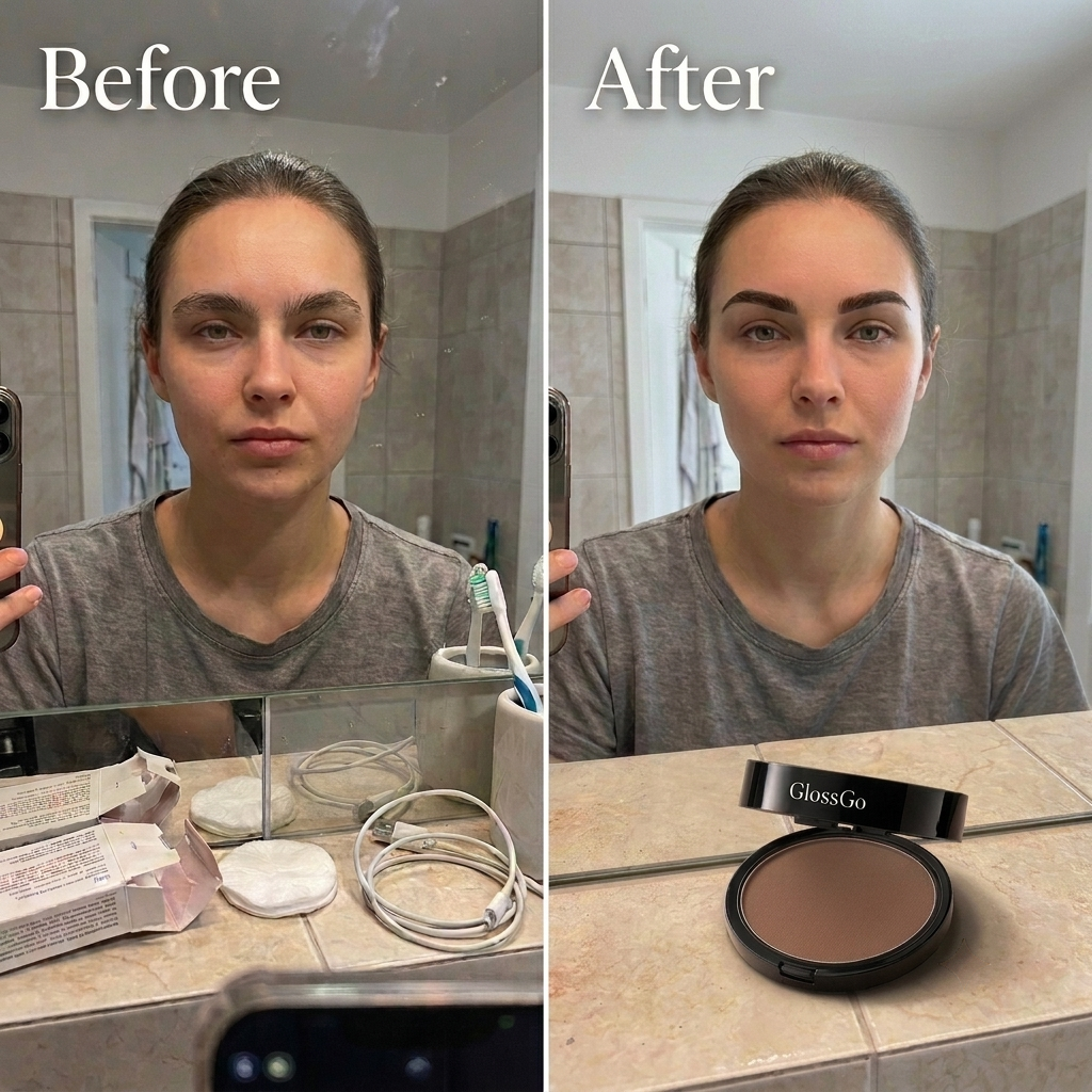 Light, undefined brows